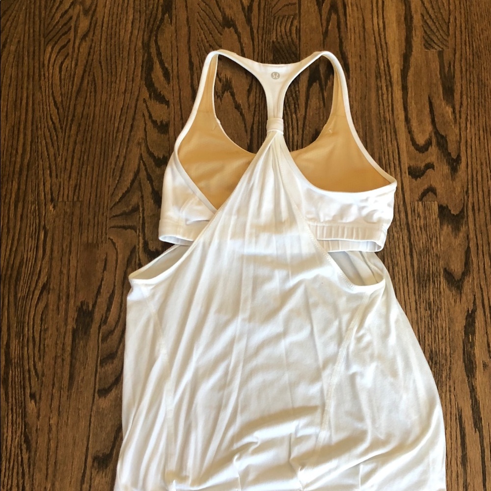 Lululemon racer back top with sports bra